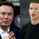 Na prehodih za pešce mimoidoče nagovarjala glasova Elona Muska in Marka Zuckerberga