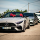 S petimi športnimi mercedesi AMG preko Brkinov na Kras