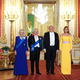 Donalda in Melanio britanski dvor pogostil med prestižnim banketom
