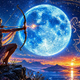 Ta vikend prihaja modra polna luna v strelcu