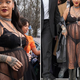 Noseča Rihanna je na Diorjevo revijo prišla v spodnjem perilu