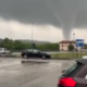 Ob meji s Slovenijo divjal tornado, pustošila tudi tromba