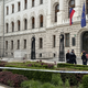 Policija v središču Ljubljane: poteka evakuacija iz sodne stavbe #video