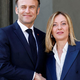Meloni in Macron na srečanju v Rimu poudarjala skupne zaveze in stališča