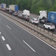Po slovenskih cestah se vijejo kolone vozil