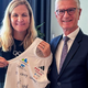 Bobinac na srečanju s Kirsty Coventry