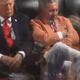 Je Trump znova zaspal v javnosti? Tokrat na finalu lige NBA.