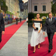 Tina Gaber osupnila v beli eleganci, Janša pa: »Sramota. In vsi obiskovalci z vabili morali čez dvojni rentgen«