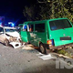Silovito trčenje pri Dolenji Težki Vodi: pred 30. obletnico poroke vozil pijan
