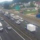 Počilo na primorski avtocesti, nastal je zastoj