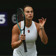 Arina Sabalenka po hudem boju v tretji krog turnirja v Wimbledonu