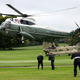 Helikopter z Donaldom in Melanio Trump je moral zasilno pristati