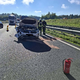 (FOTO) Na avtocesti trčila tri vozila, ena oseba je morala v bolnišnico