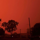 (VIDEO) Nebo nad Avstralijo je postalo krvavo rdeče, sredi belega dne je padla popolna tema