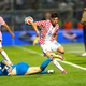 (FOTO) Slovenija v izdihljajih tekme izgubila na Hrvaškem