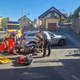 Voznica avtodoma presekala pot 63-letnemu motoristu. Tako se je končalo ...