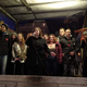 Protestniki sinoči »potrkali« na vrata Narodne skupščine