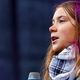 Greta Thunberg in incident z mikrofonom