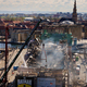 Od pogorelega dela zgradbe v Københavnu so ostale le še zunanje stane