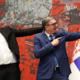 Vučić ujel najhitrejšega zemljana, padanja podpore EU ni zavrl