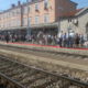 Med Sežano in DIvačo iztiril vlak