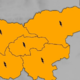Oranžno opozorilo zaradi neviht