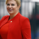 Kolinda Grabar-Kitarović skočila v ledeno morje