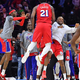 Embiid nasul 39 točk, vključno s košem za zmago: "MVP, MVP"