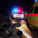 Pred motorista pritekel jazbec, tako se je končalo