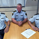 Čustveno sporočilo novega šefa policijske postaje
