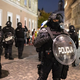 Policisti na sodišču zaradi uporabe solzivca